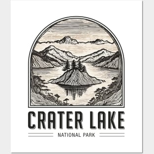 Crater Lake National Park Posters and Art